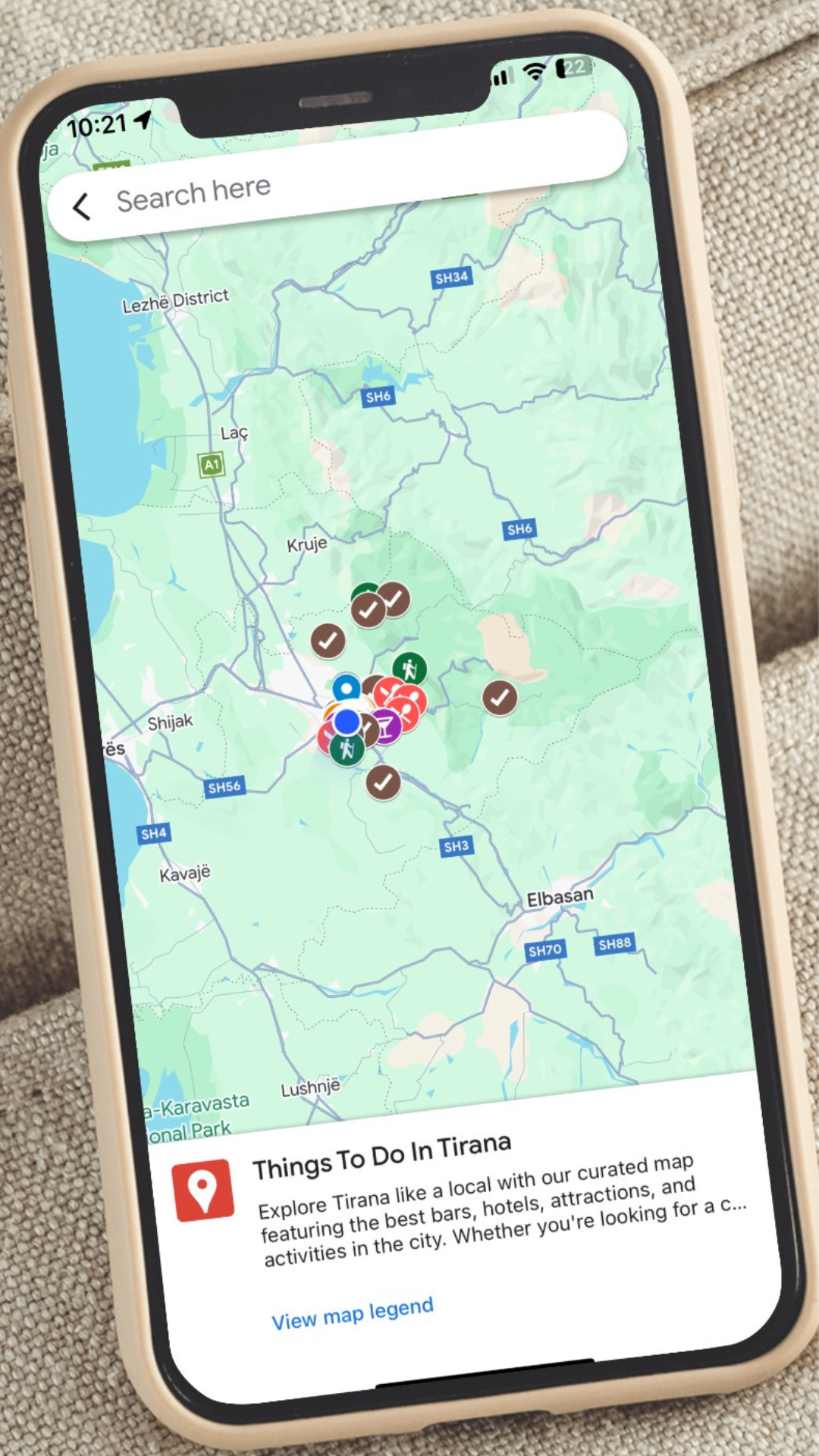 Get Free Tirana Guide Map
