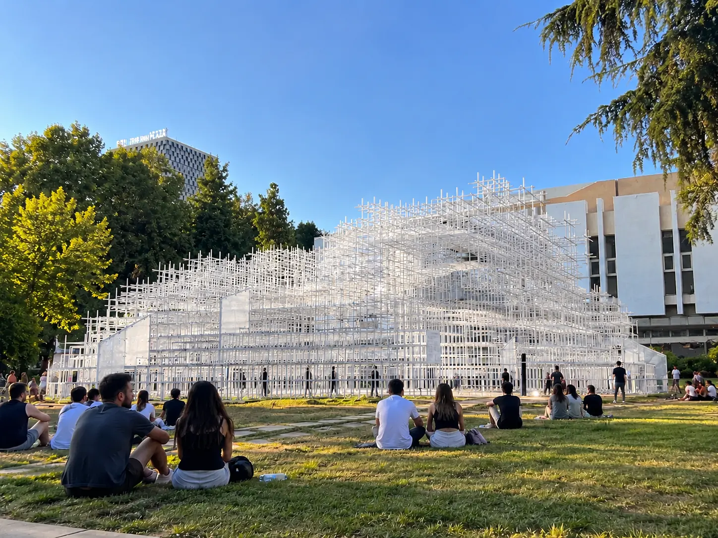 The Cloud (Reja): Sou Fujimoto’s Art Pavilion in Central Tirana